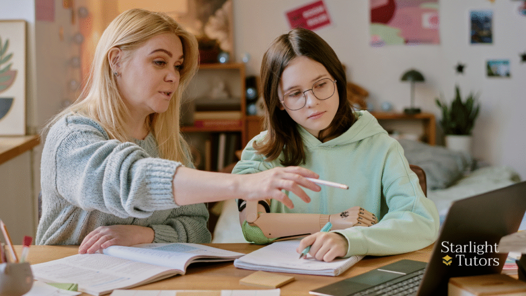 Starlight tutors helping student to have a clear plan, steady practice and support to prepare for Mock exams